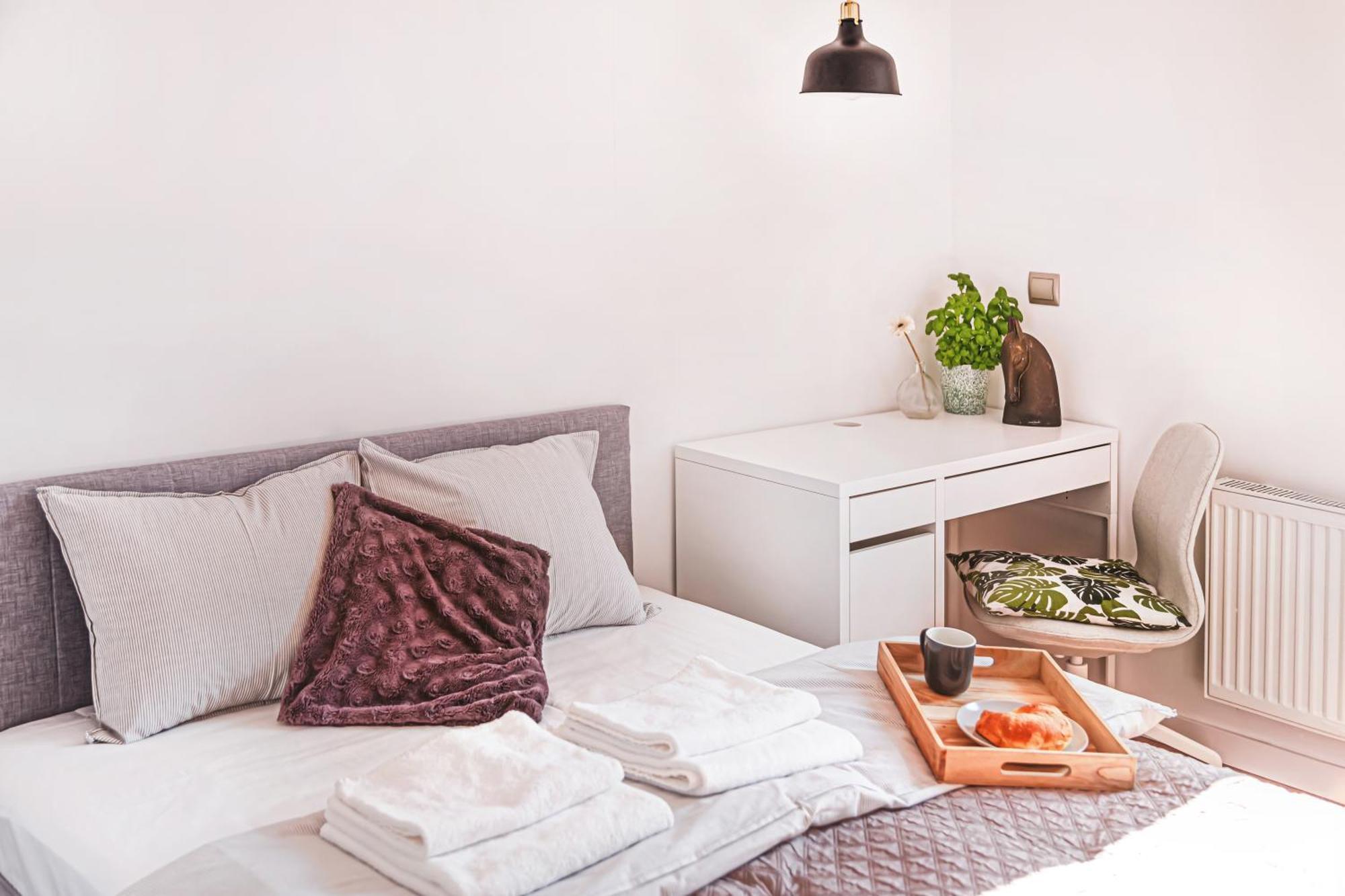 Apartament Z Jacuzzi Parking Balkon 2 Sypialnie วรอตซวาฟ ภายนอก รูปภาพ